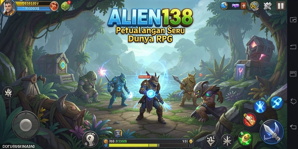 Tangkapan layar menampilkan aksi mendebarkan dalam petualangan RPG.