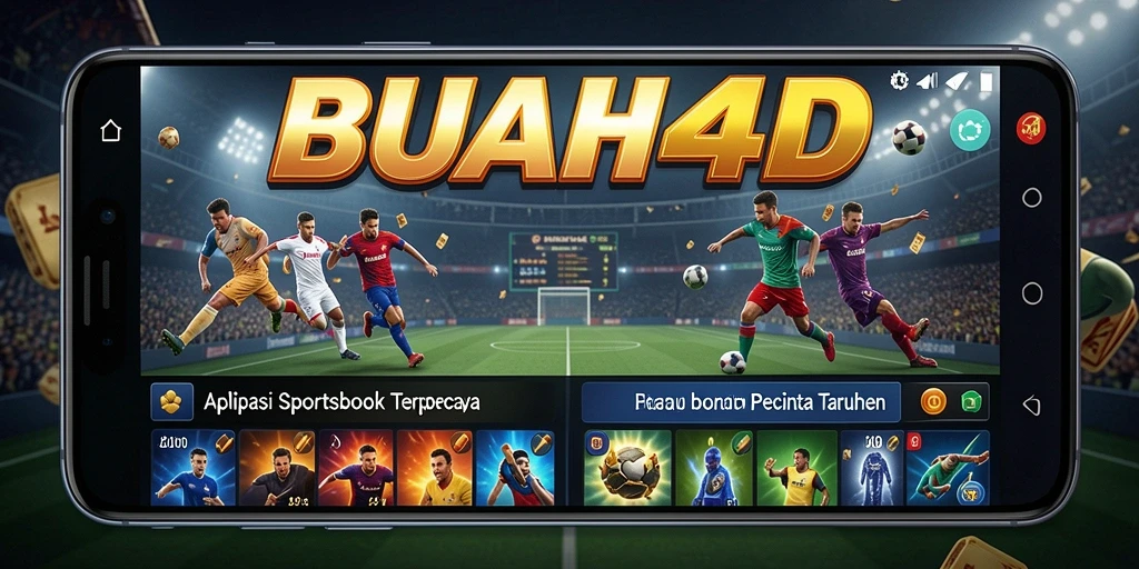 Tampilan utama BUAH4D menampilkan berbagai pilihan taruhan olahraga.