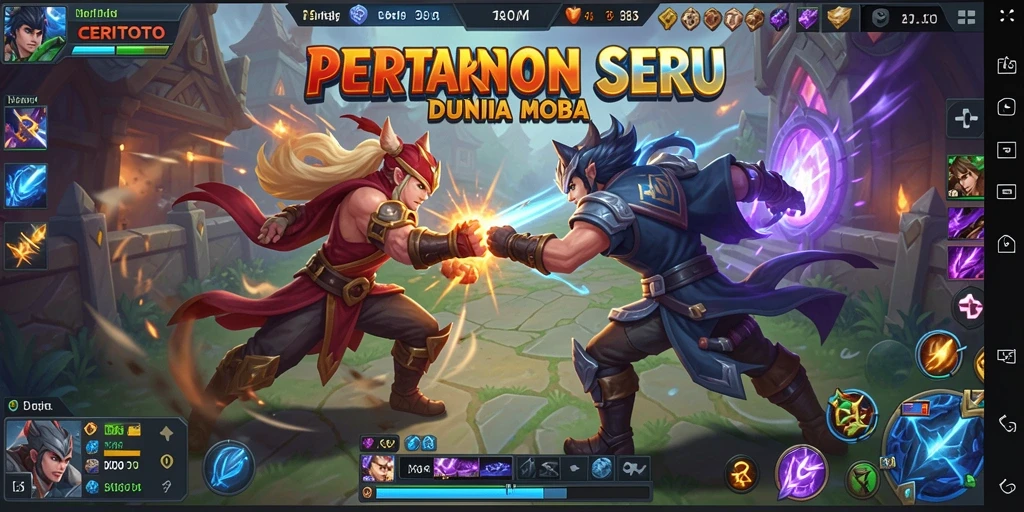 Tampilan gameplay seru dan strategis di CERITOTO.