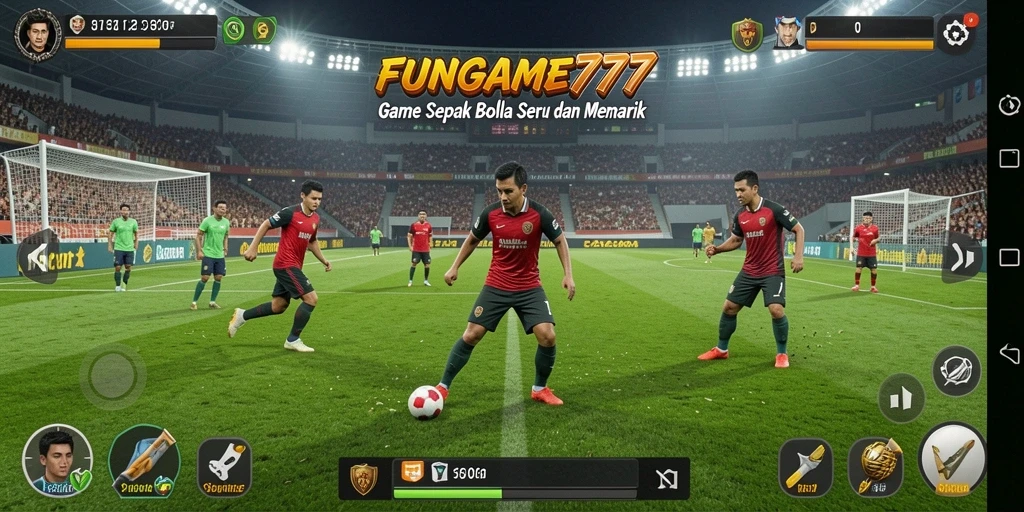Tampilan menarik dari gameplay FUNGAME777 yang seru dan mendebarkan.