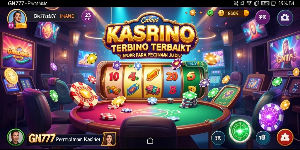 Tampilan gameplay GN777 yang mengesankan dalam suasana Kasino.