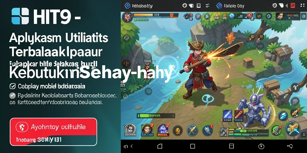 Screenshot tampilan utama HIT9 dengan fitur-fitur utilitas yang memudahkan pengguna.