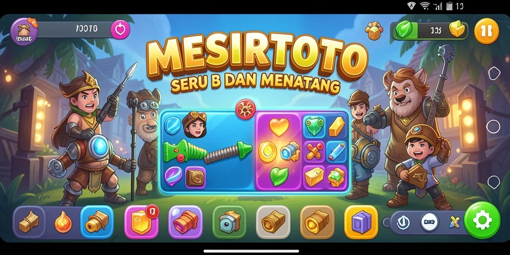 Gameplay seru dengan objek berwarna-warni dan tantangan menarik.