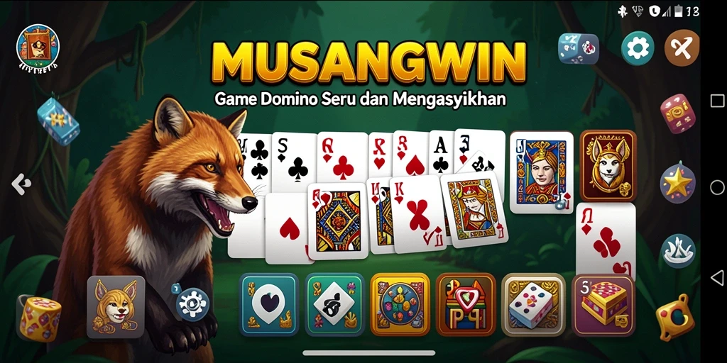 Tampilan gameplay seru dan menantang di MUSANGWIN.