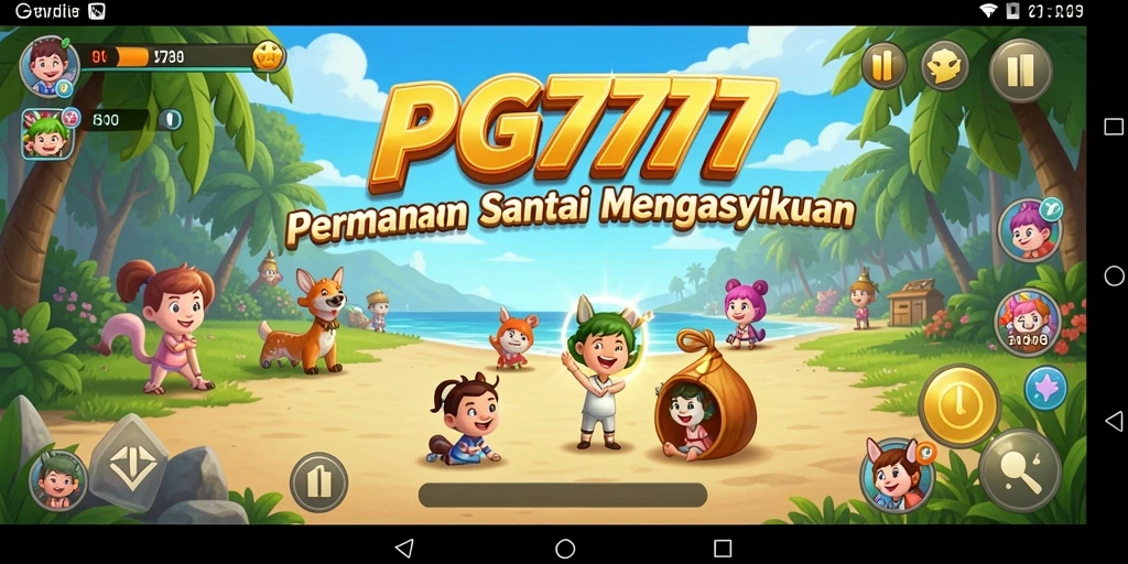 Tampilan gameplay PG777 yang seru dan penuh warna.