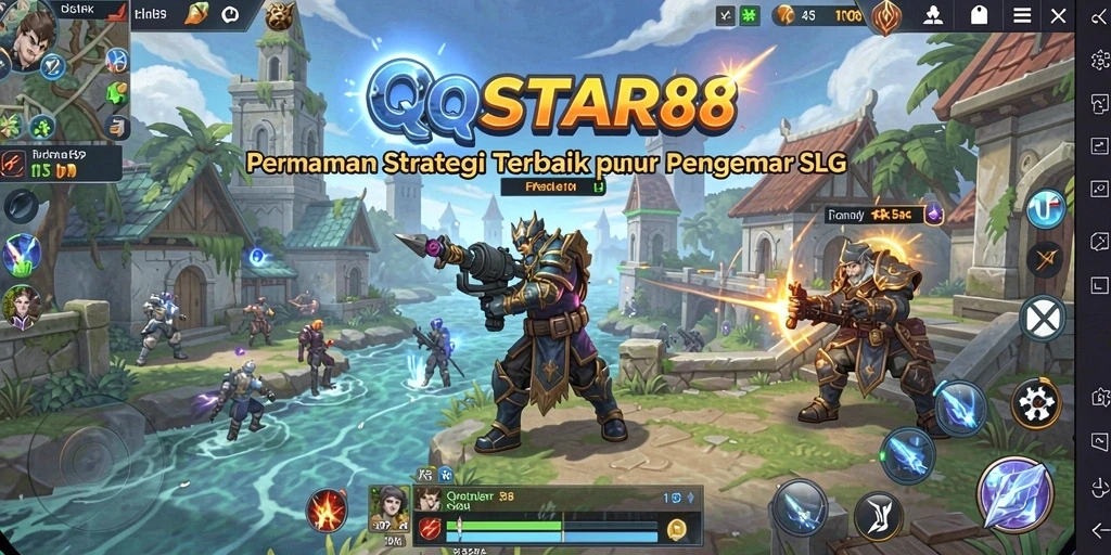 Tampilan gameplay <strong>QQSTAR88</strong> yang seru dan penuh strategi militer.
