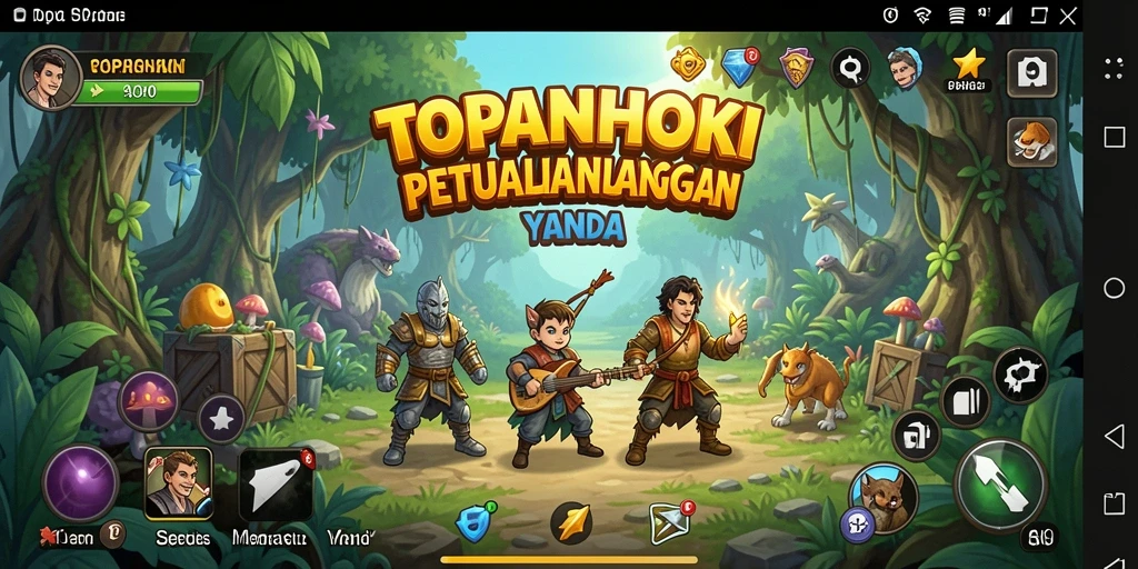 Gameplay seru dan menantang dalam TOPANHOKI yang penuh petualangan.