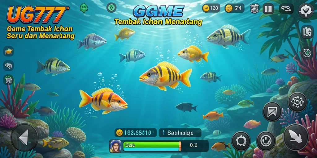 Gameplay seru Tembak Ikan dengan grafik menarik.
