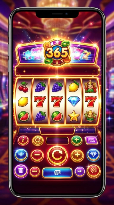 Tampilan utama aplikasi luck365 yang modern dan mudah dipahami.